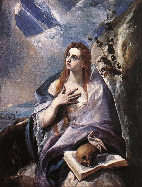 GRECO, El The Magdalene fhg Spain oil painting art